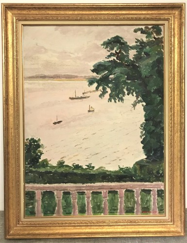 Tableau huile sur - , toile