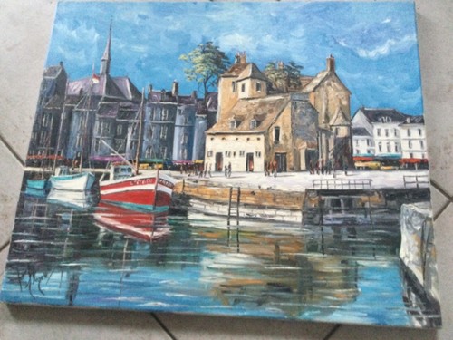 Tableau huile sur - sur, toile