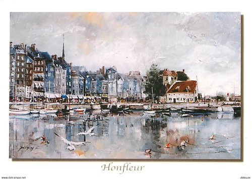 Carte postale honfleur - carte,