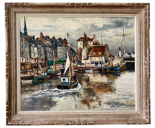 Gaston girault huile sur - gaston,